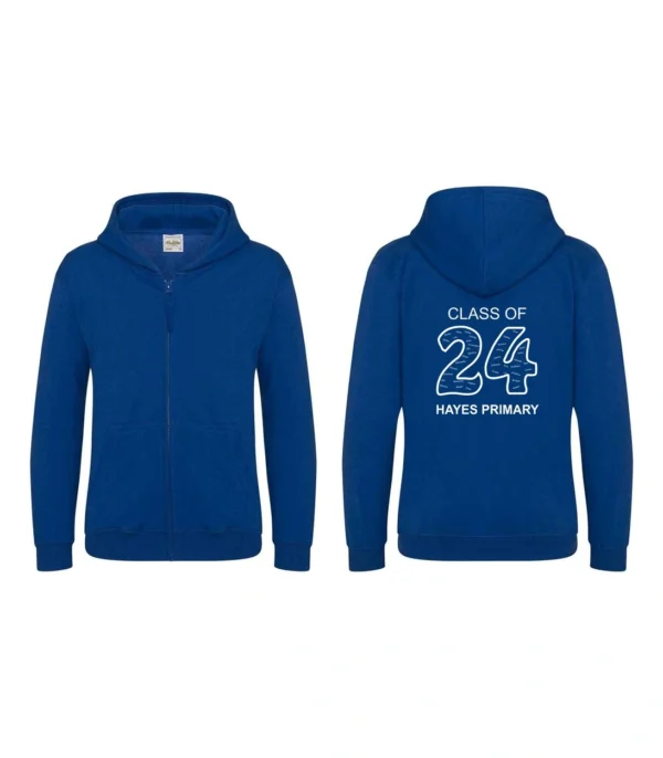 Leavers JH050 Senior Full Zip Hoody Style 3 from £18.63 +vat